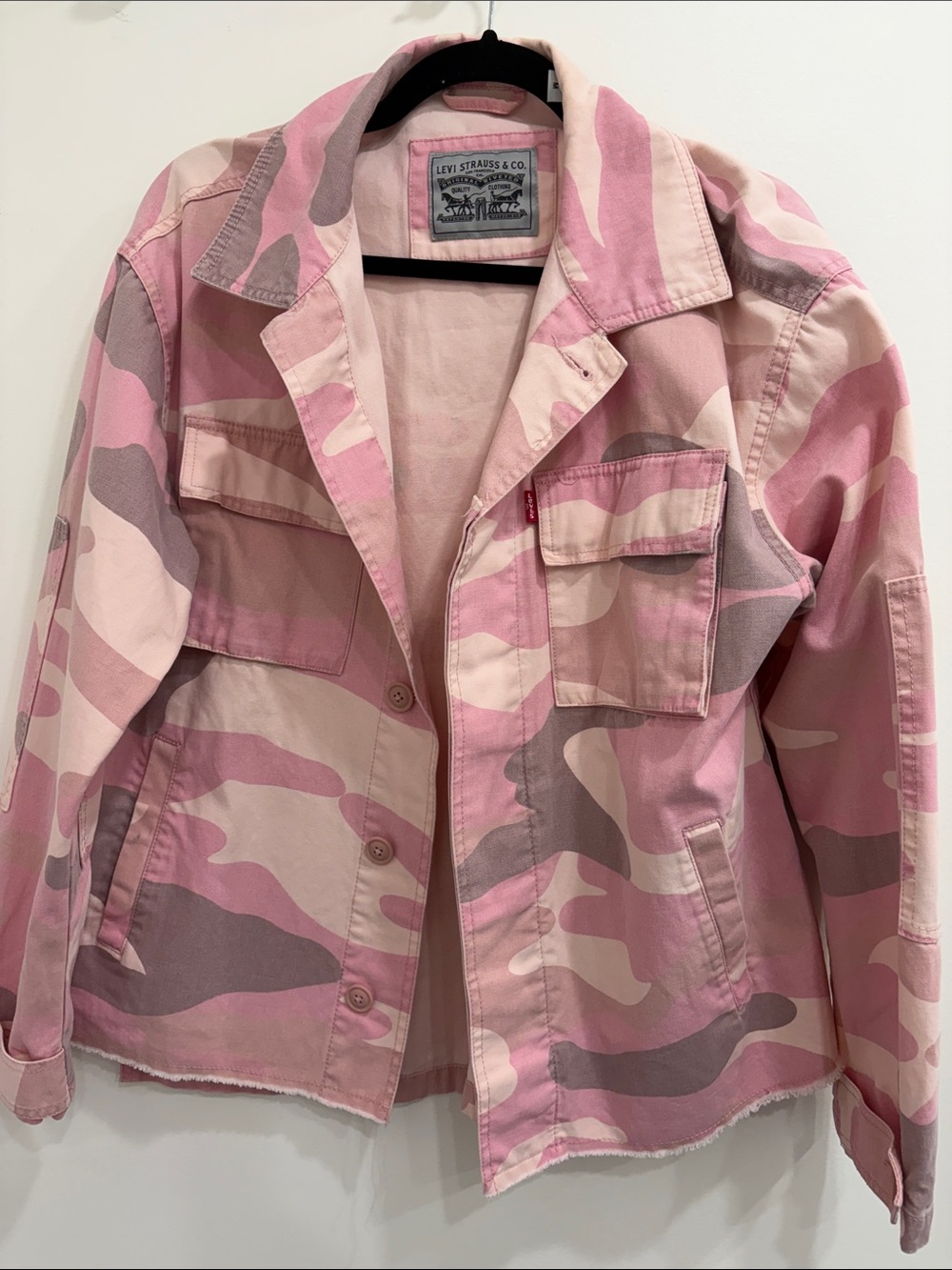 Levi's Pink Camo Utility Jacket